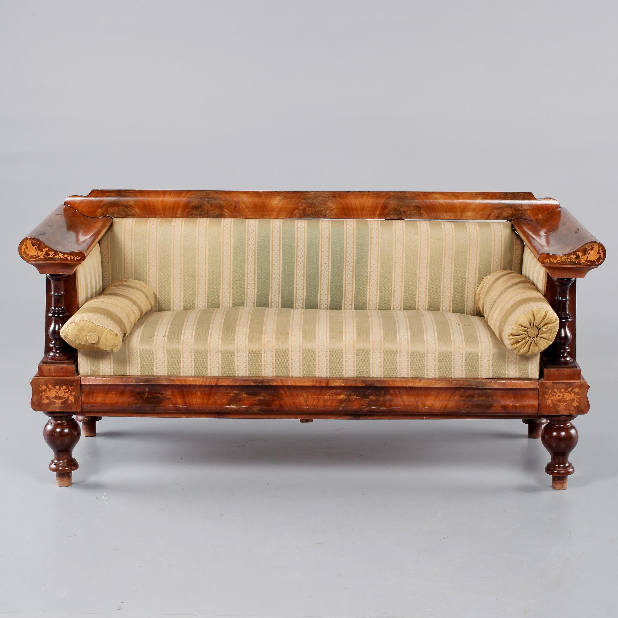 SOFFA, senempire, omkring 1800-talets mitt.