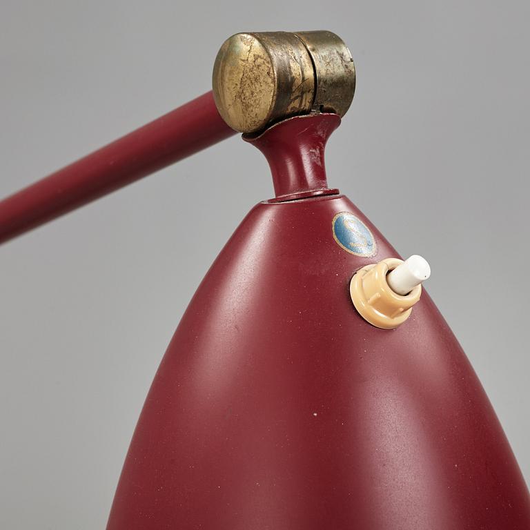 Greta Magnusson Grossman, golvlampa "G-33", (Grasshopper), Bergboms, 1950-tal.