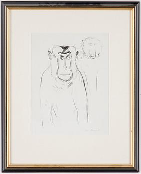 Edvard Munch · EDVARD MUNCH, lithograph, signed in pencil.