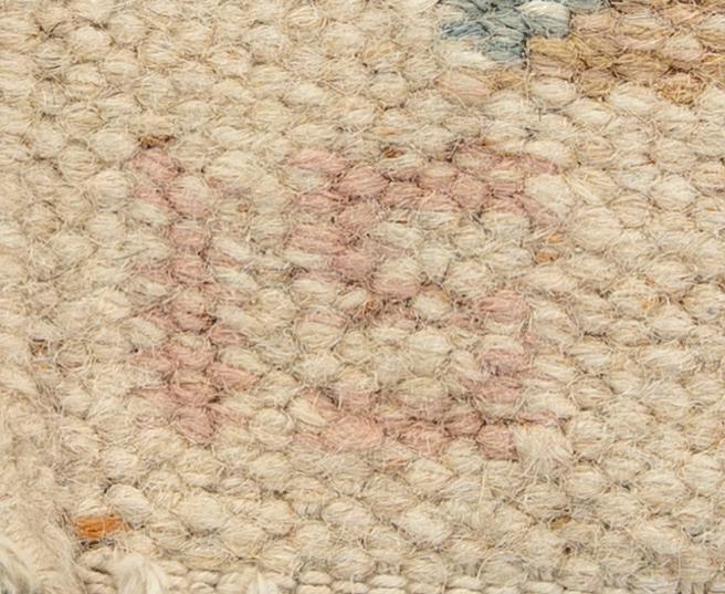 A Ingegerd Silow signed falt weave carpet ca 190 x 140 cm.