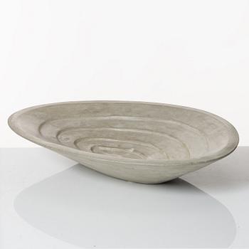 Stina Lindholm, a concrete dish, Skulpturfabriken, Sweden.