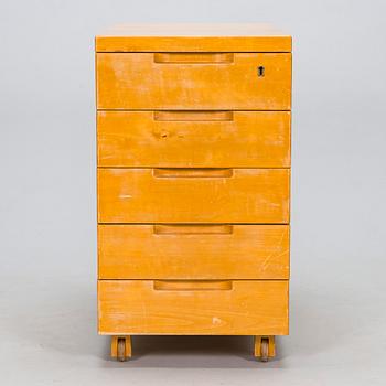 Aino Aalto, A 1940/1950s 'B96' drawer unit for O.Y. Huonekalu-ja Rakennustyötehdas A.B. Finland.