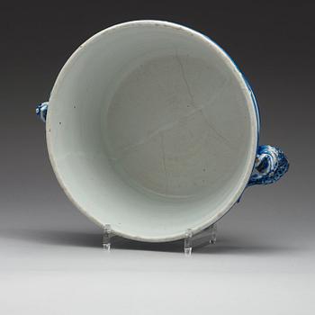 Rörstrand, A faience tureen, Rörstrand, 18th Century, dated 25/7 (17)51.