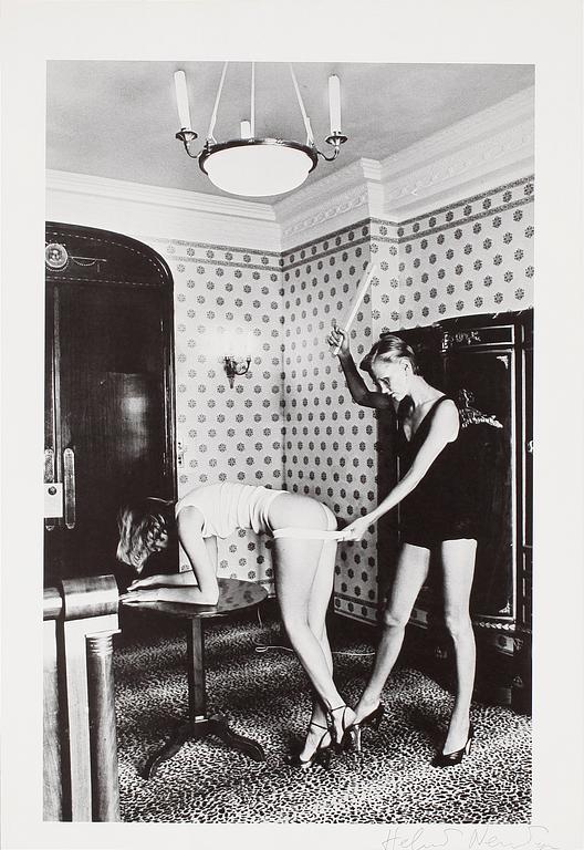 HELMUT NEWTON, "Berlin Nude", 1977, offsetlitografi, sign.