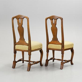 STOLAR, 6 st snarlika, barockstil, 1900-talets första hälft.
