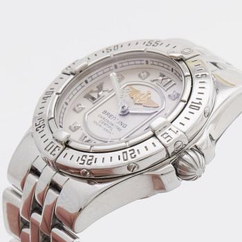 BREITLING, Starliner A71340 ladies wristwatch, 100m/330 ft.