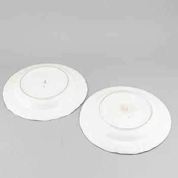 A pair of porcelain dishes, KPM, Berlin, late 18th century.