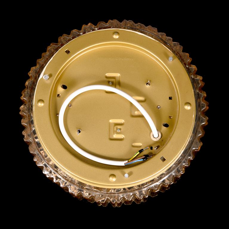 Helena Tynell, Kattovalaisin/ plafondi, malli A668,  Glashütte Limburg, Saksa 1960-70-luku.