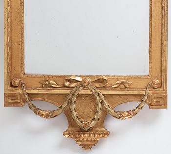 A pair of Gustavian late 18th century mirrors by Per Westin (master in Stockholm from 1776).