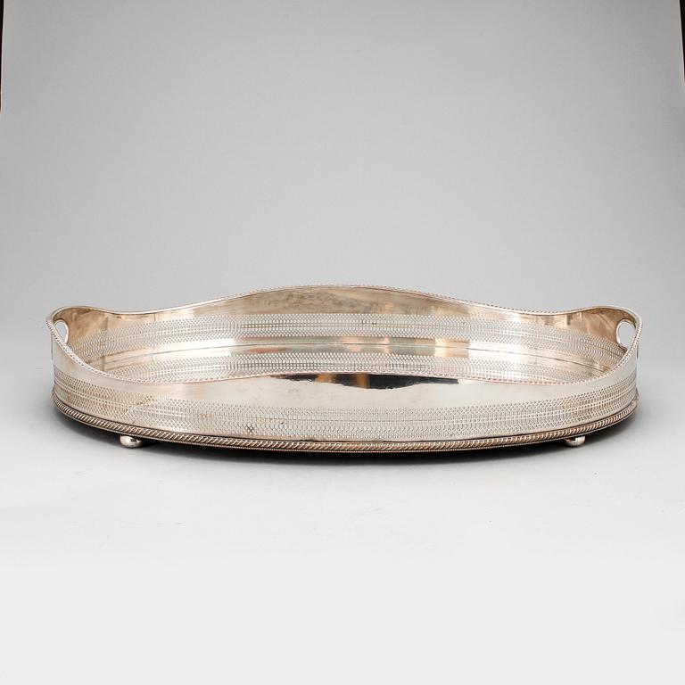 BRICKA, nysilver, 1900-talets första hälft.