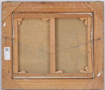 OKÄND KONSTNÄR, olja på duk, otydligt signerad.