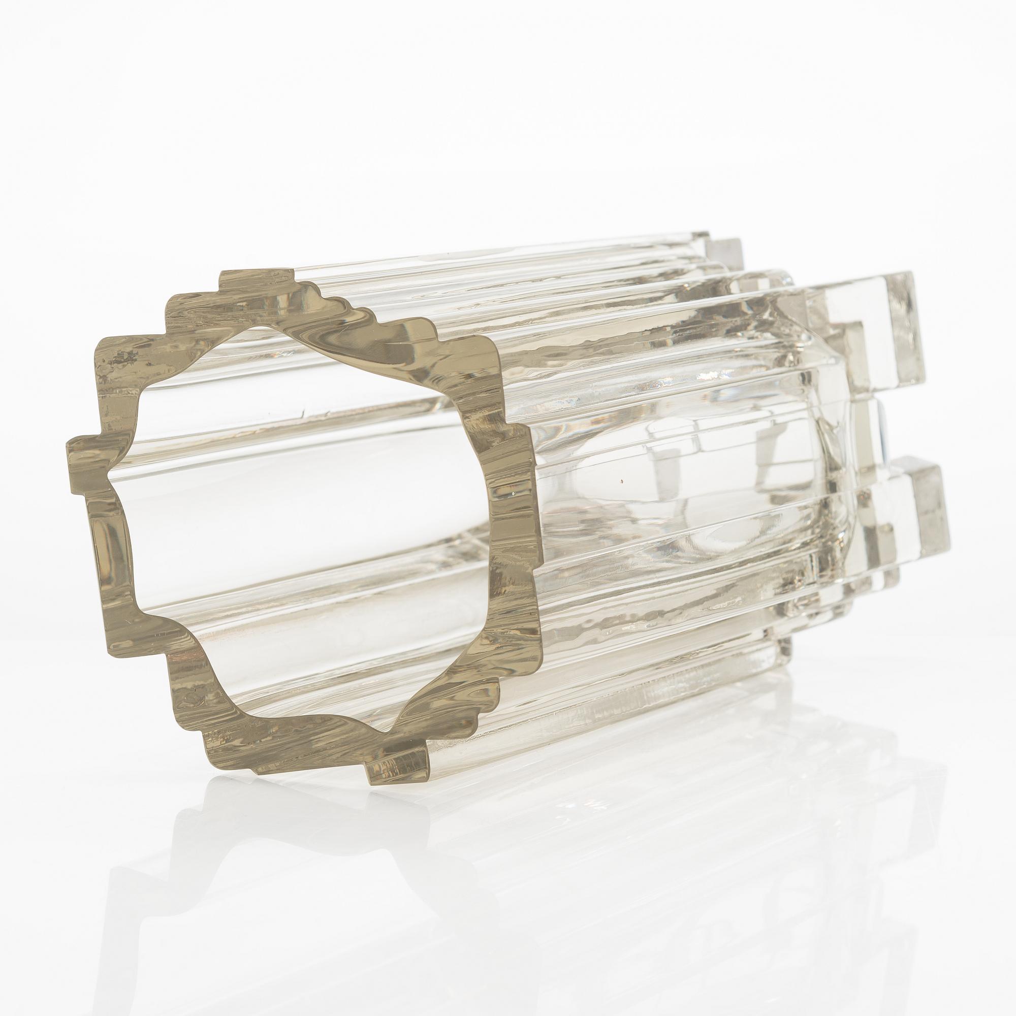 Tapio Wirkkala, an 'Arcadia' glass vase, Iittala, signed Tapio