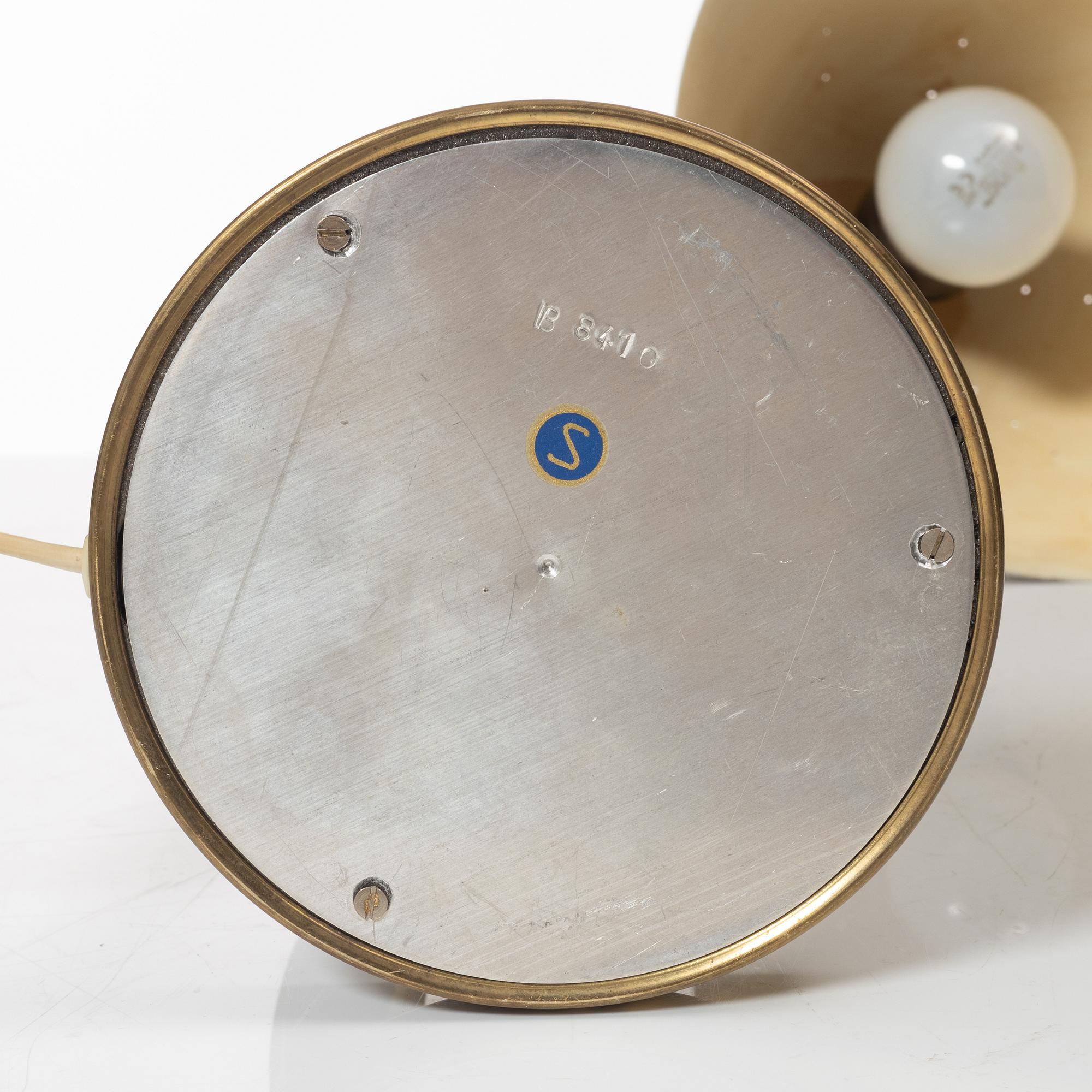 Boréns, a table lamp model 8410, Borås, 1940s/50s.