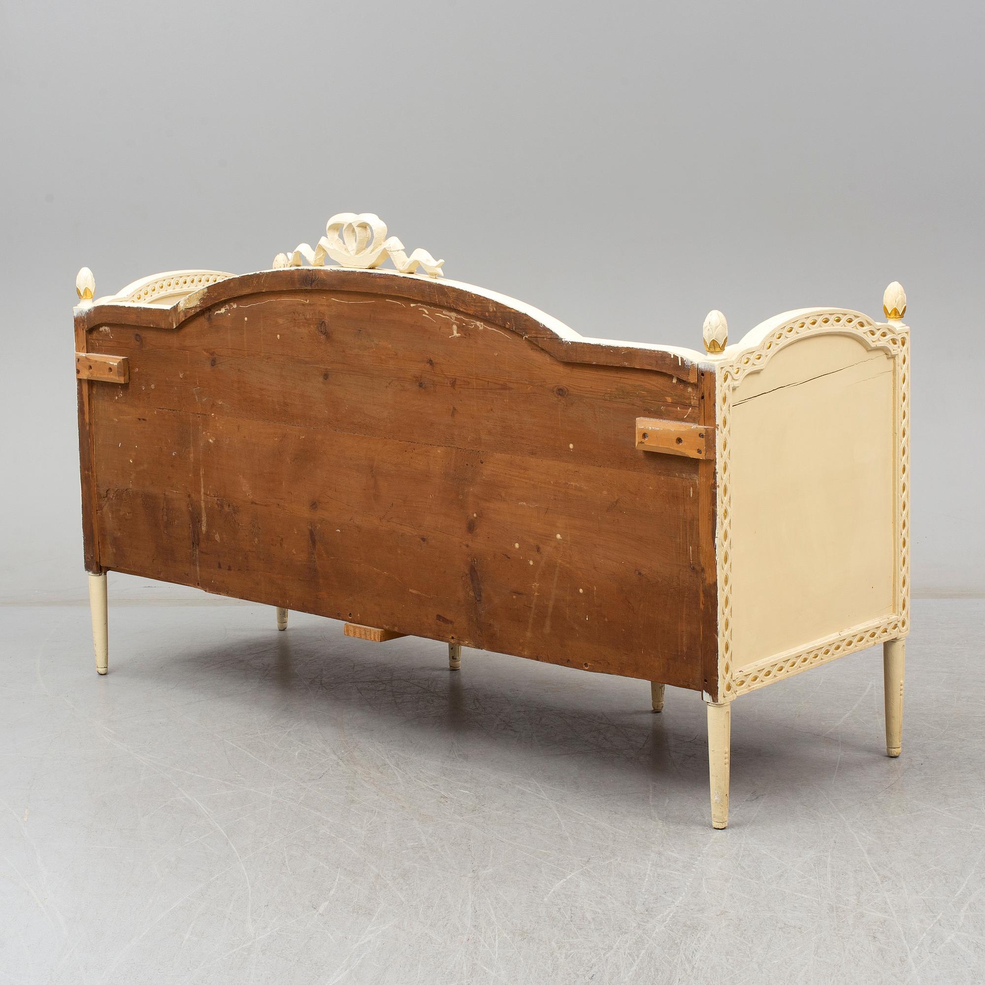 SOFFA, Gustaviansk, tidigt 1800-tal.