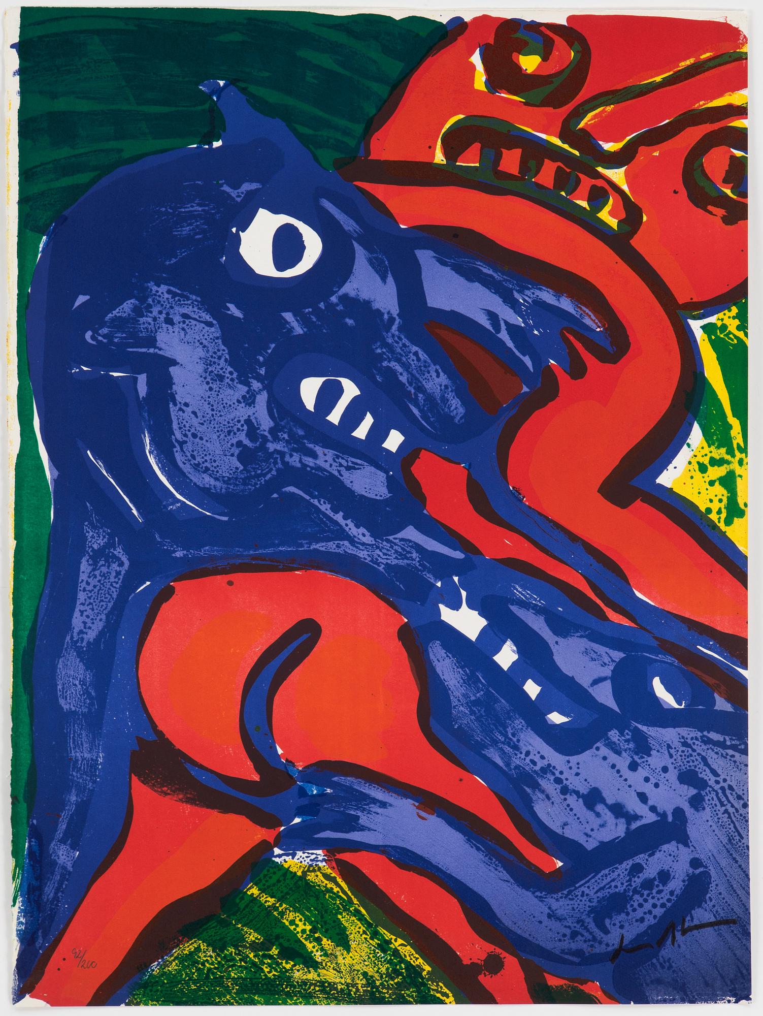 BENGT LINDSTRÖM, set with 7 lithographs in colours, 1975, each signed and numbered 92/200.