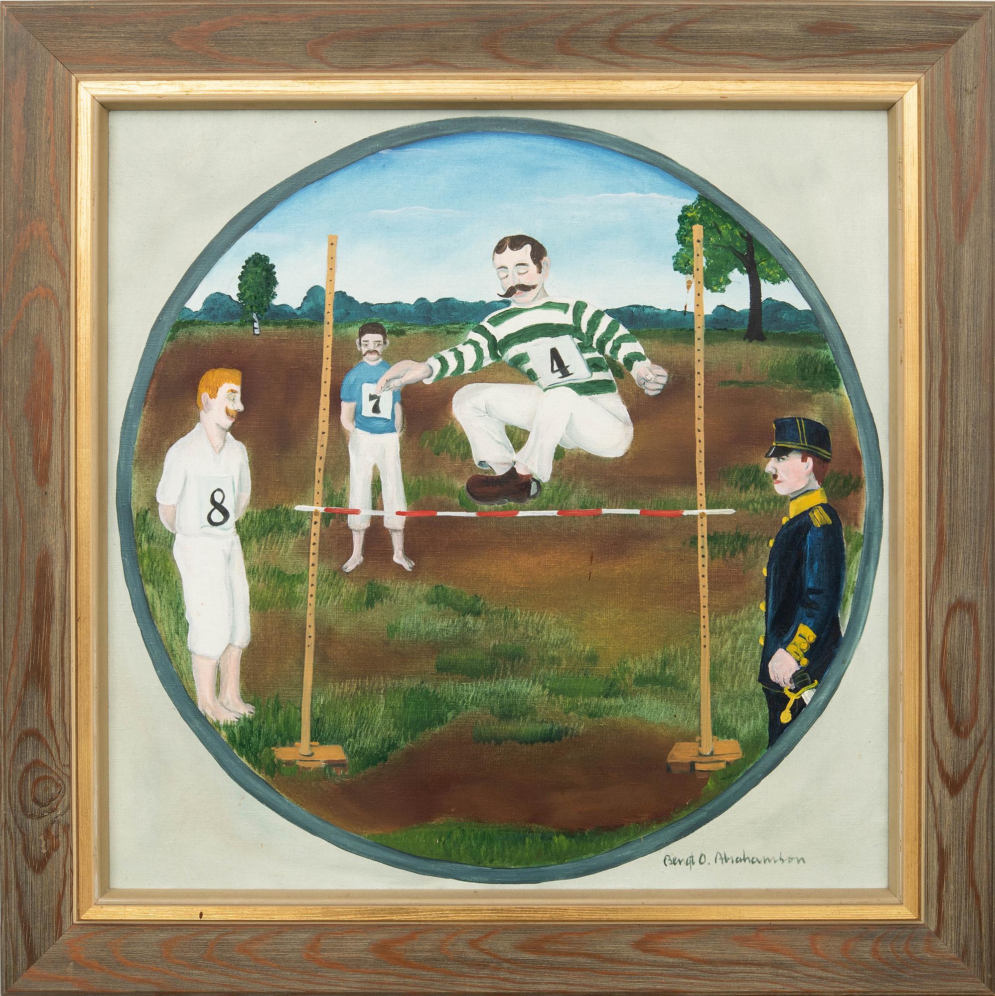 Bengt O. Abrahamsson, 'En och femtiofem gjorde farfar i höjd'.