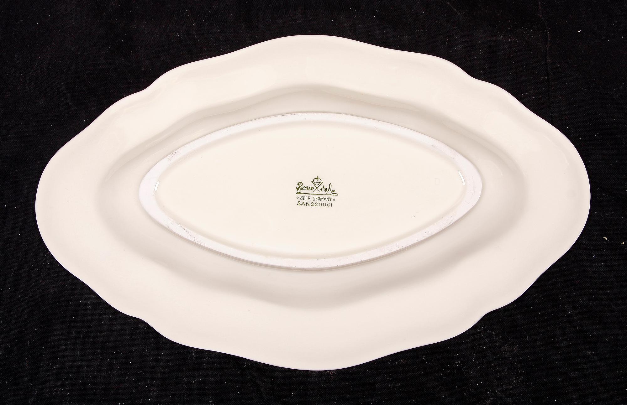 MATSERVIS, 56 delar, Sanssouci, Rosenthal.