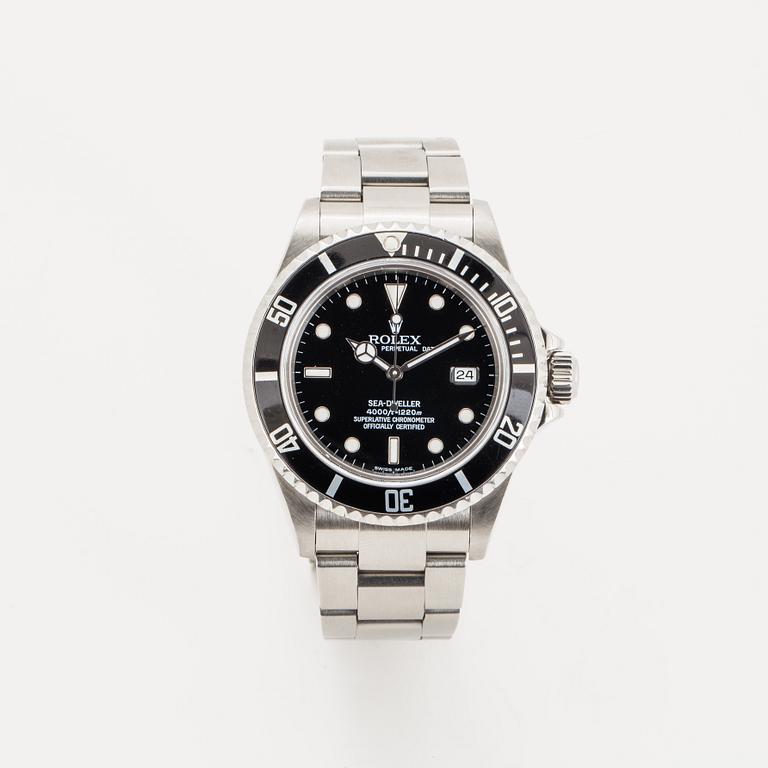 Rolex, Oyster Perpetual Date, Sea-Dweller, (Swiss Made), Chronometer, wristwatch, 40 mm.