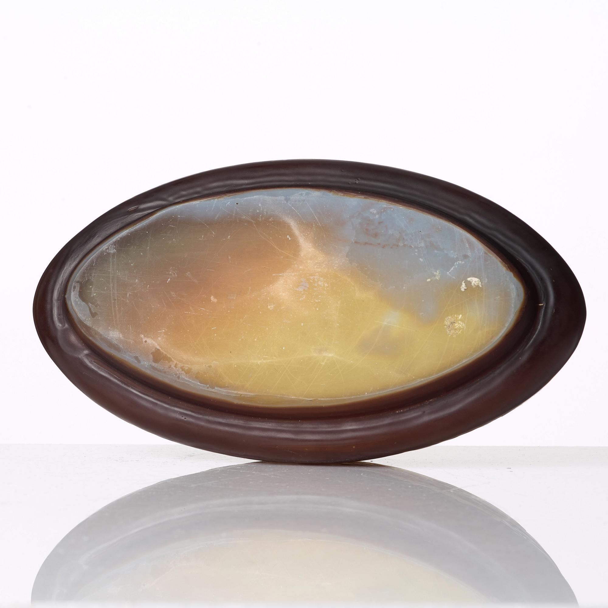 Emile Gallé, an Art Nouveau cameo glass bowl, Nancy, France.