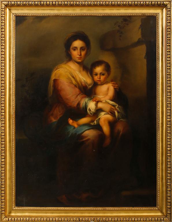 Unknown artist, oil on canvas, 19th century.