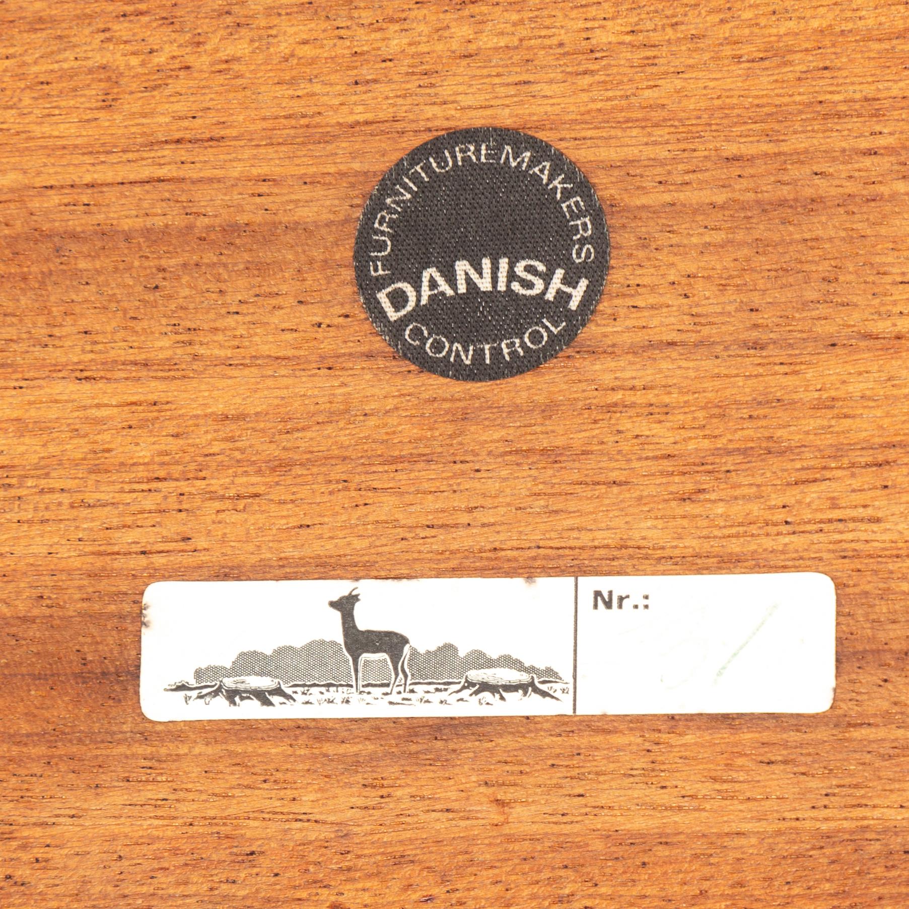 SEVERIN HANSEN, soffbord, Haslev Møbelfabrik, Danmark 1960-tal.