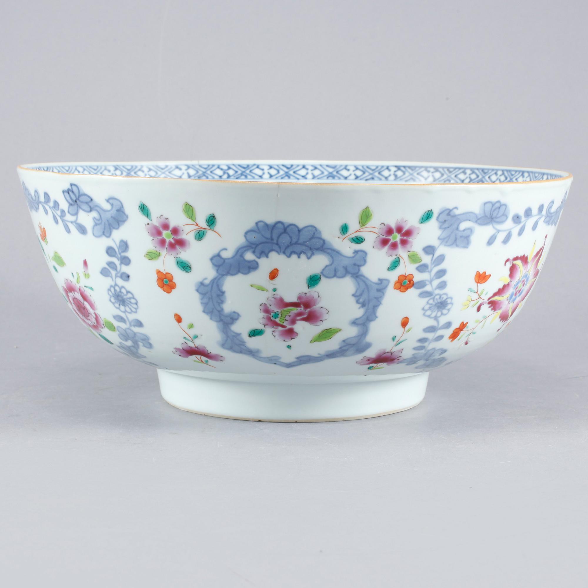 SKÅL, porslin, Kina, 1700-tal.