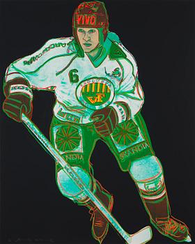 497. Andy Warhol, "Frölunda Hockey Player".