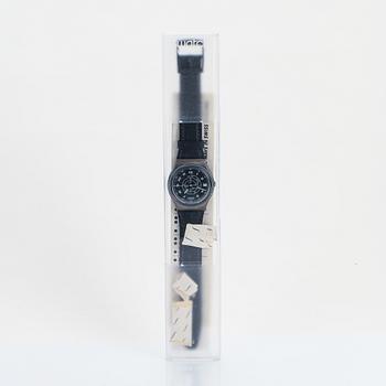 Swatch, Steel Feathers, wristwatch, 34 mm.