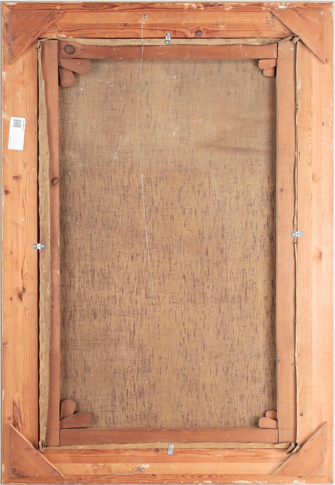 AXEL LEOPOLD WIBERG, olja på duk. Sign.