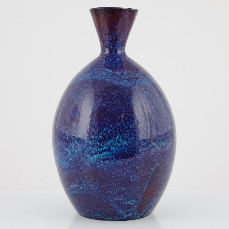 Sven Wejsfelt, a unique stoneware vase, Gustavsberg Studio, Sweden, 1987.