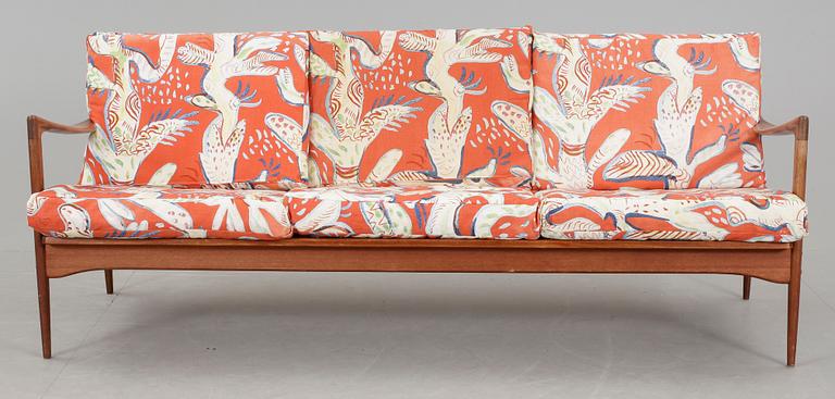 SOFFA, "Kandidaten", Ib Kofod Larsen för OPE möbler, 1960-tal.