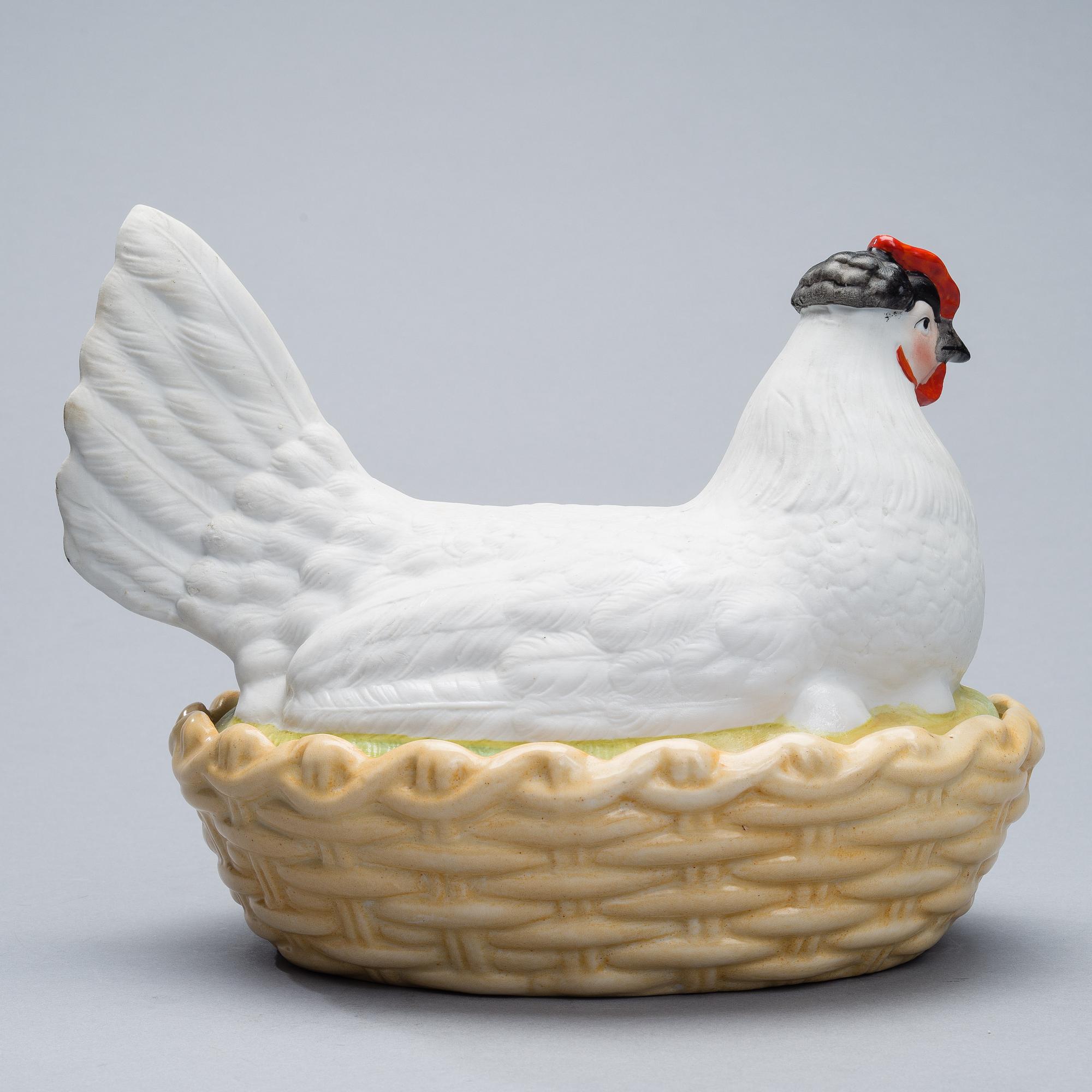 ÄGGÖMMA, porslin, 1900-talets början.