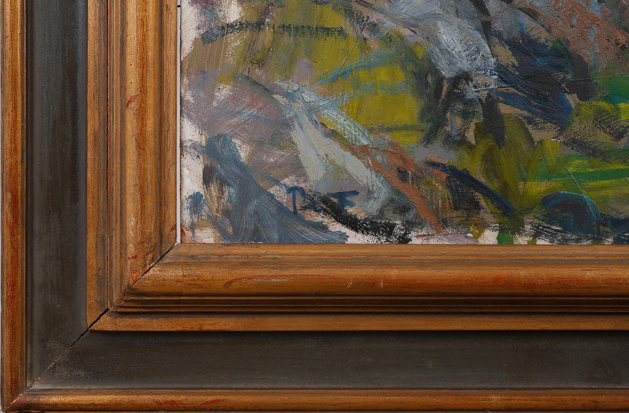 An oil painting, signed by PER FALK.