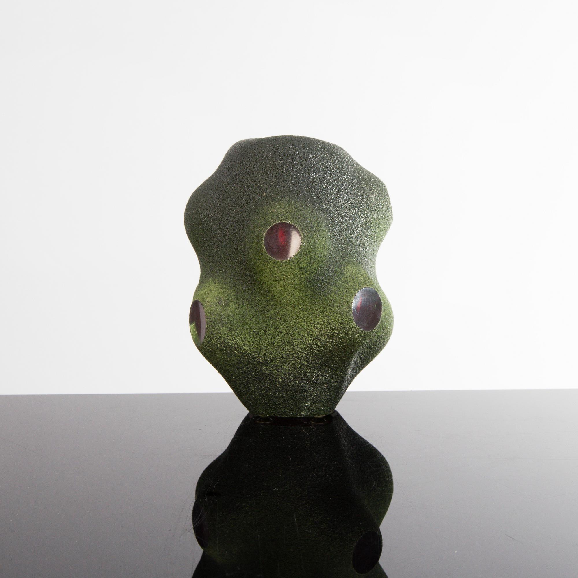A Unique Per B Sundberg glass vase for Orrefors, signed, numbered and dated 2000.
