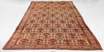 Carpet, oriental /Abadeh with Zil-isultan pattern, approx. 490 x 204 cm.