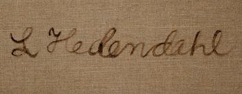 LINDA HEDENDAHL, olja på duk, signerad a tergo.