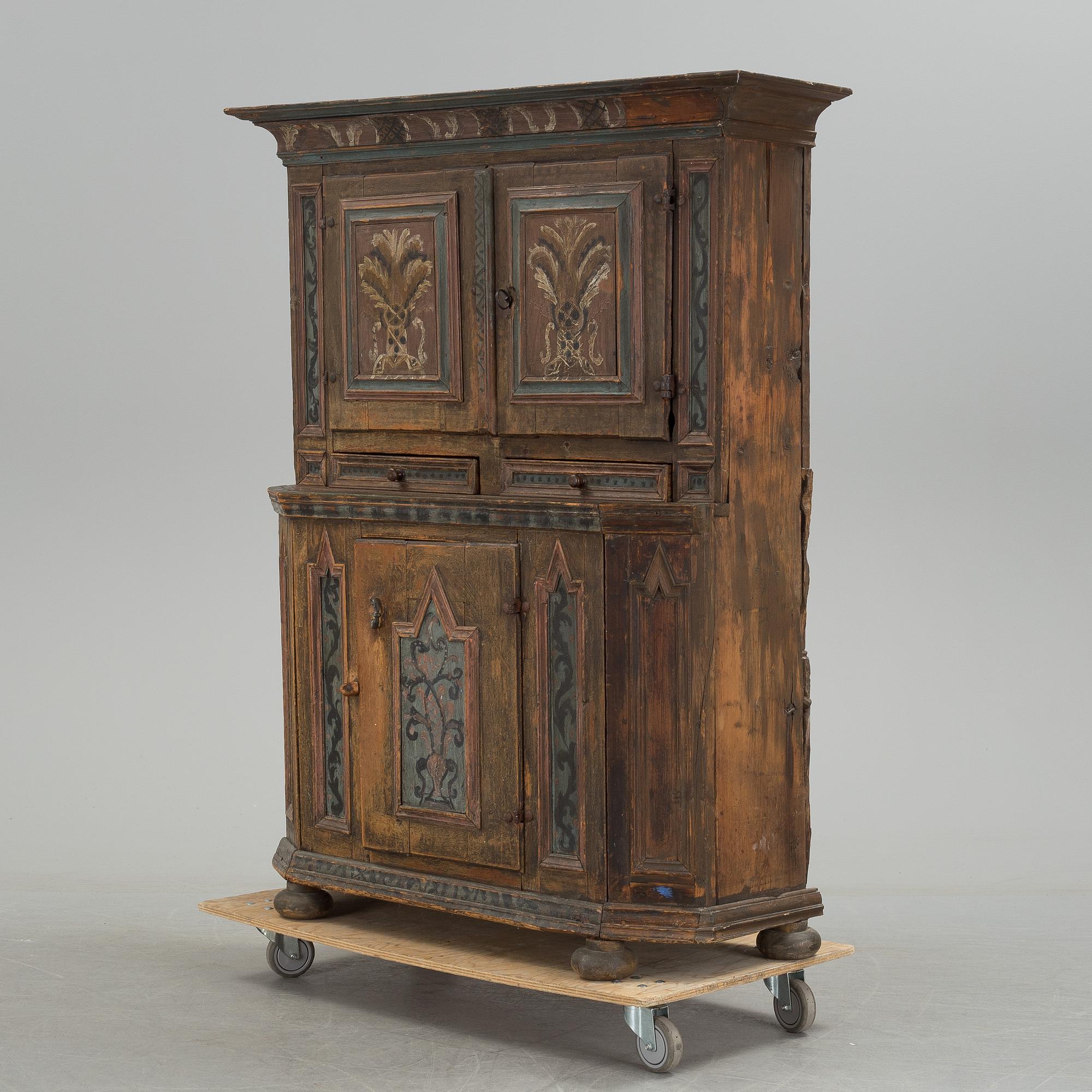 A Swedish cabinet. Second half of the 18th century.