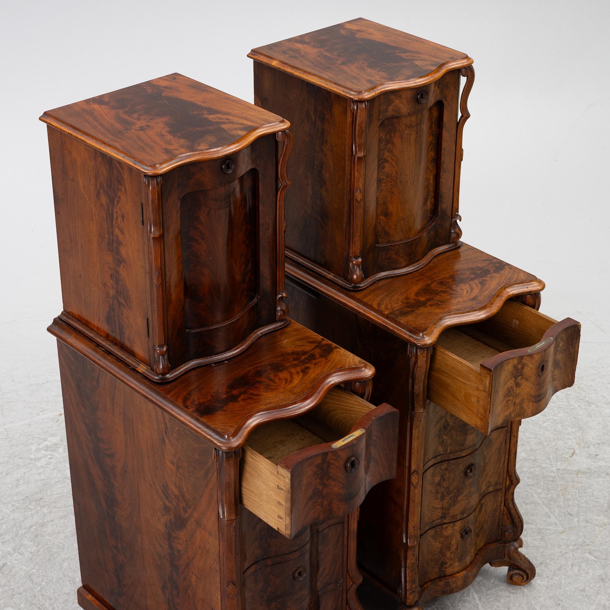 A pair of cabinets, late 19th Century.