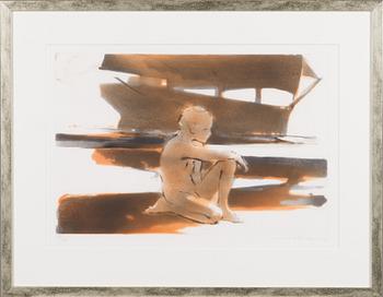 Juho Karjalainen, etching, signed and dated -11, numbered 32/90.