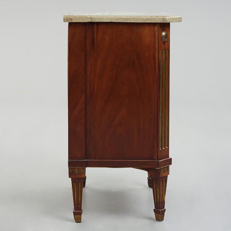 A late Gustavian commode by A Lundelius (master in Stockholm 1778-1823).