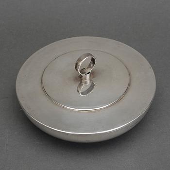 BONBONJÄR, silver, Art déco, GAB, Stockholm, 1934. Tot vikt 244 gram.