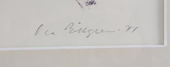 BILLGREN, OLA, färglitografi, sign o dat -71, numr 238/325.