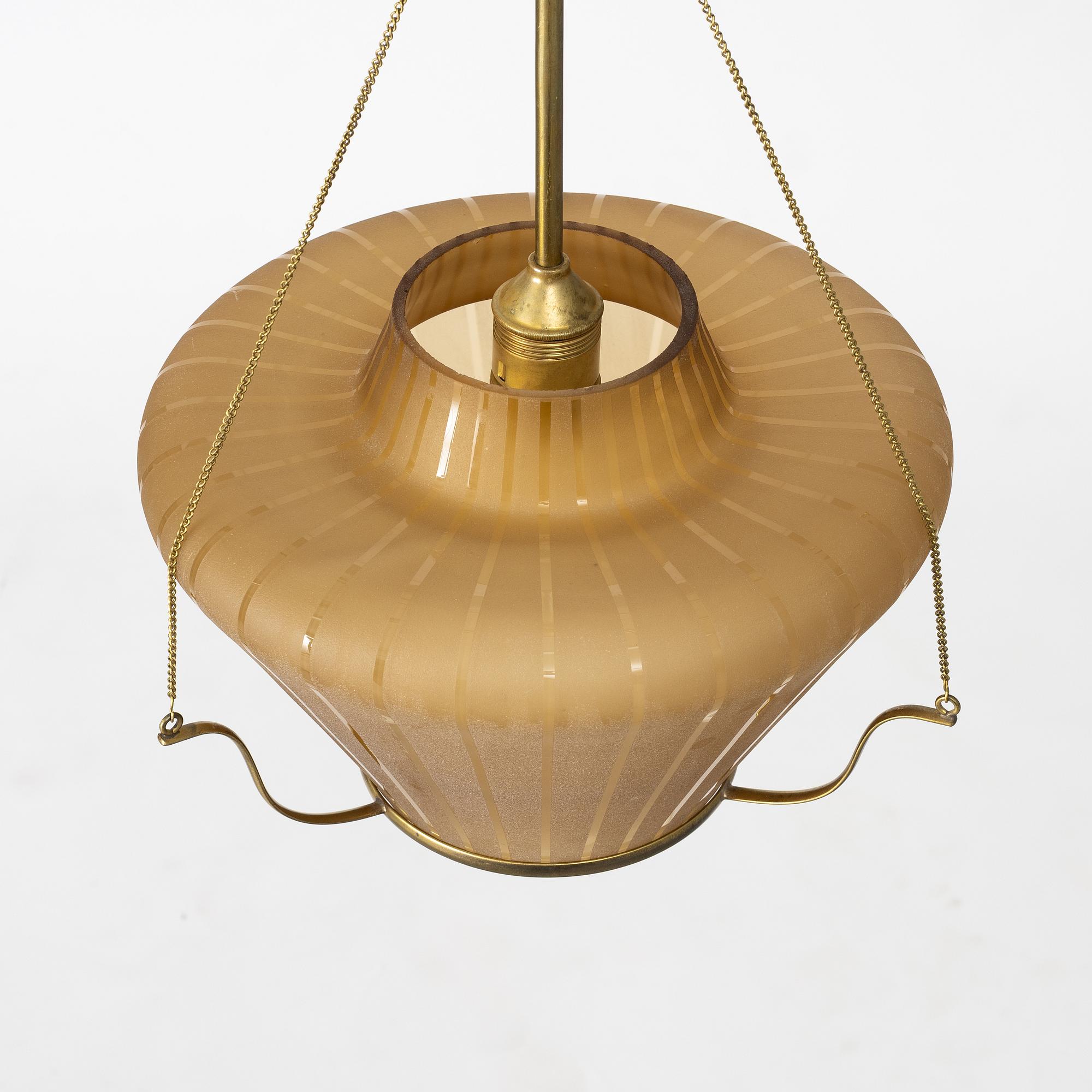 Ceiling lamp, Swedish Modern, mid-20th century.