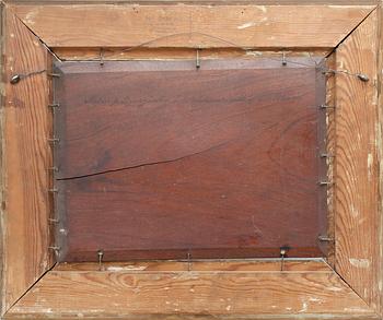 JOHAN ADOLF PETERSÉN, olja på pannå, signerad.