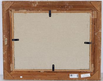 Ludvig Richarde, Two-masted flat-bottomed vessel in haze.