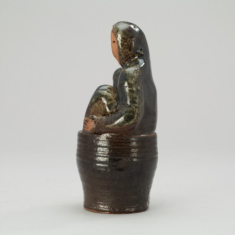 A unique Lisa Larson stoneware sculpture, Gustavsberg Studio 1970's.