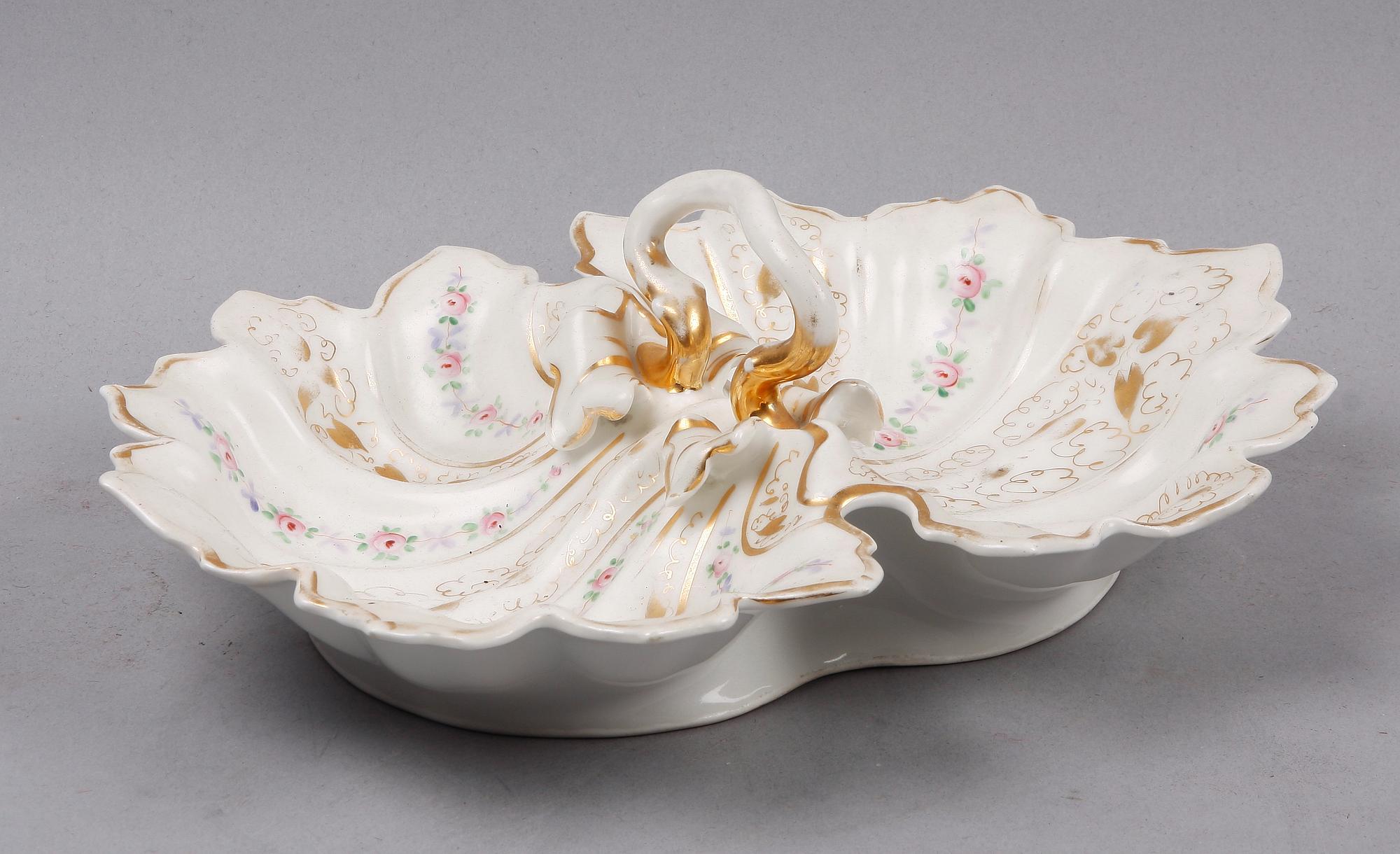 FAT, porslin, nyrokoko, Altwasser, Tyskland, 1800-talets slut.