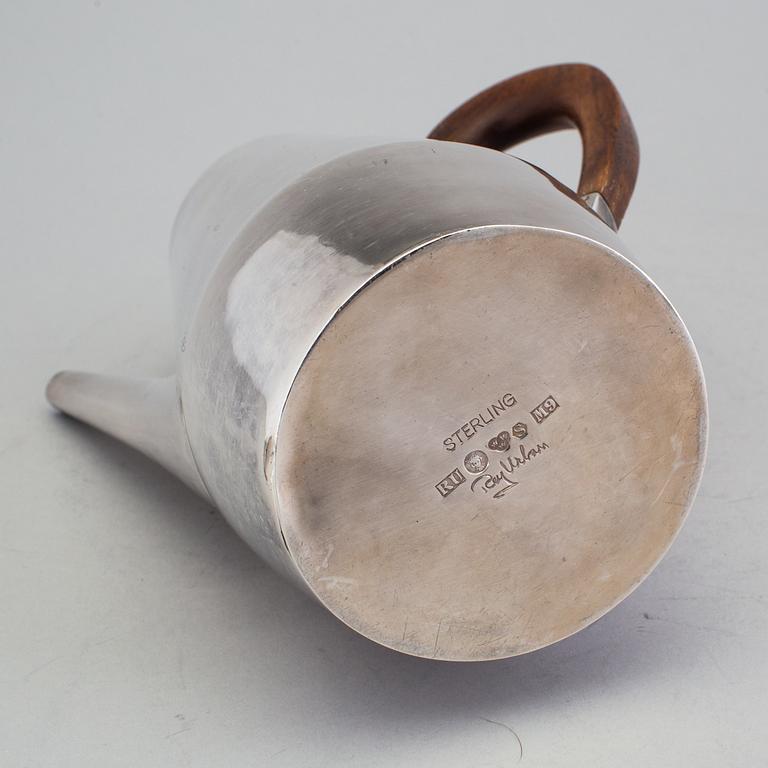 RAY URBAN, Stockholm 1962, Kaffeservis, 3 delar, silver 925/1000.