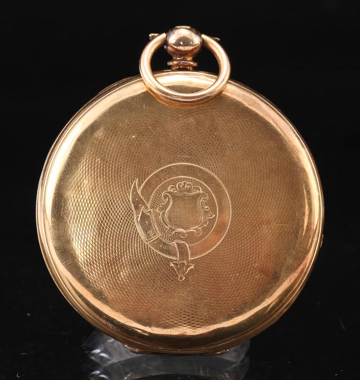 FICKUR, Heuer, 18k guld, 1900-talets första hälft.