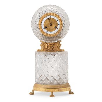 71. A late Empire mantel clock, first half 19th century.